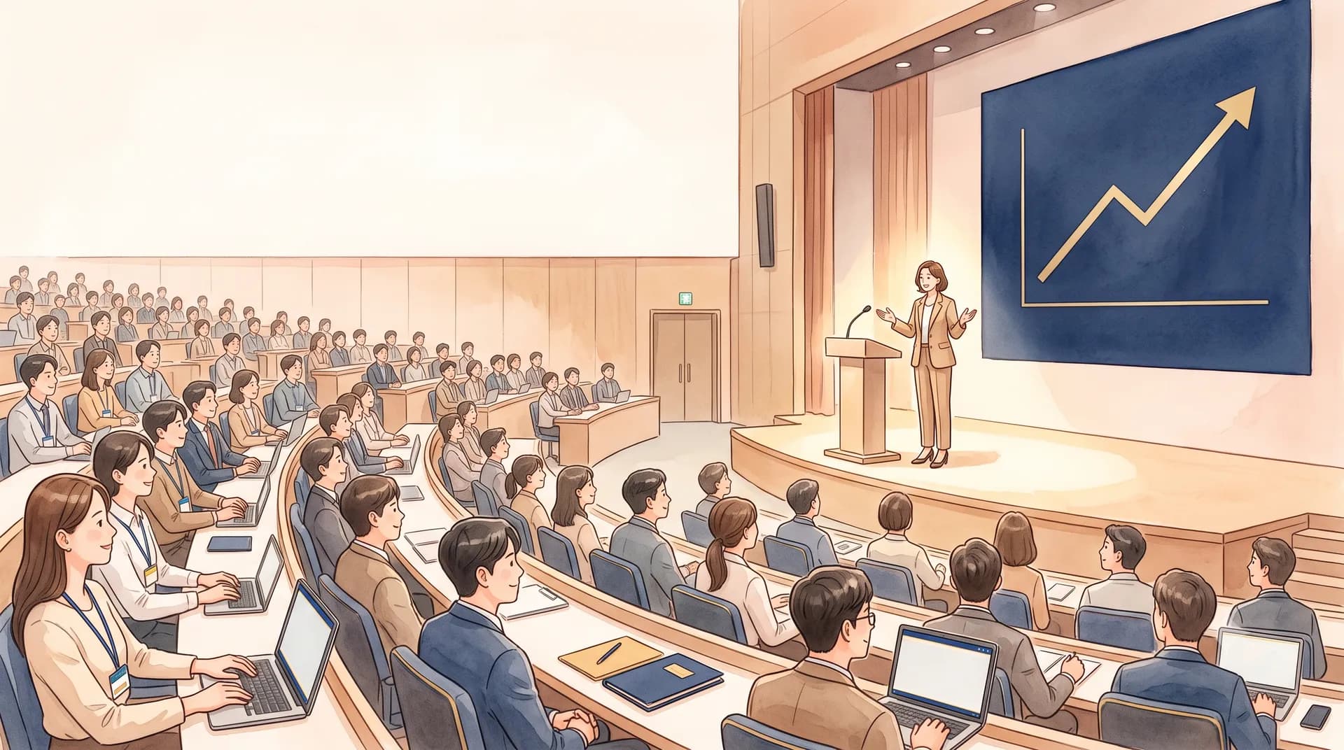 기업·기관 대상 AI 교육 강연장